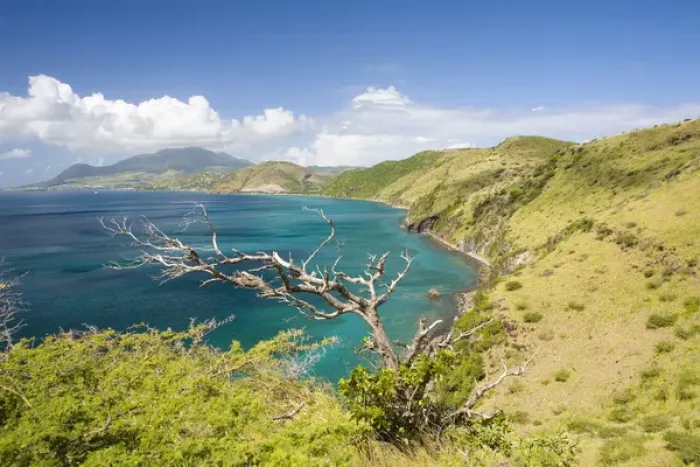Framed Print : White House Bay, southeast peninsula, St Kitts, Caribbean