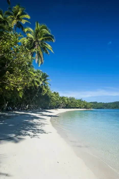 Framed Print : White sand beach and turquoise water at the Nanuya Lailai island, the blue lagoon Framed Print : White sand beach and turquoise water at the Nanuya Lailai island, the blue lagoon
