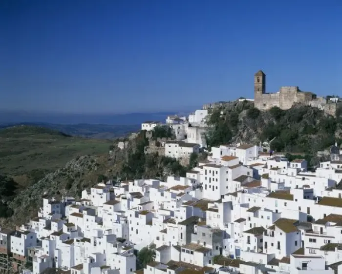 Framed Print : White Village of Casares, Andalusia, Spain