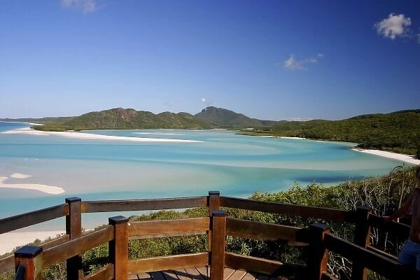 The Whitsunday Islands, Australia. The white sillica sands of some of the islands