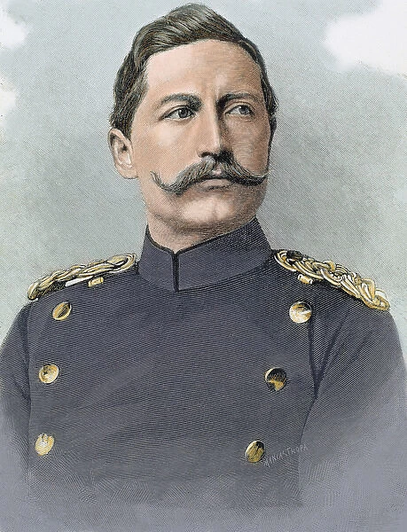 Wilhelm II of Germany (Potsdam, 1859-Doorn, 1941). King of Prussia and German Emperor (1888-1918)