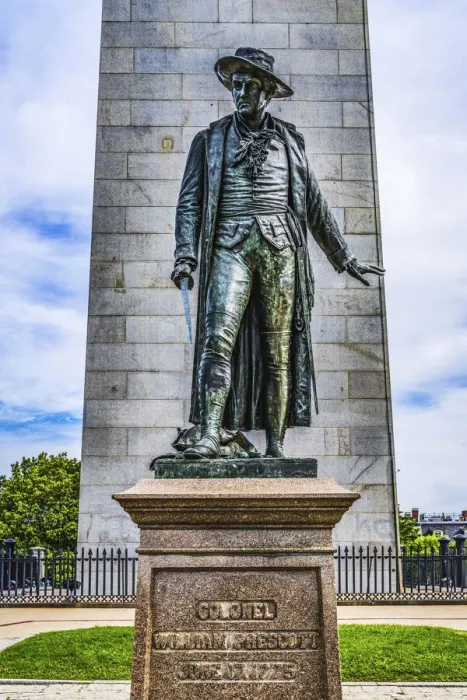 Framed Print : William Prescott Statue, Bunker Hill Battle Monument, Charlestown, Boston, Massachusetts Framed Print : William Prescott Statue, Bunker Hill Battle Monument, Charlestown, Boston, Massachusetts