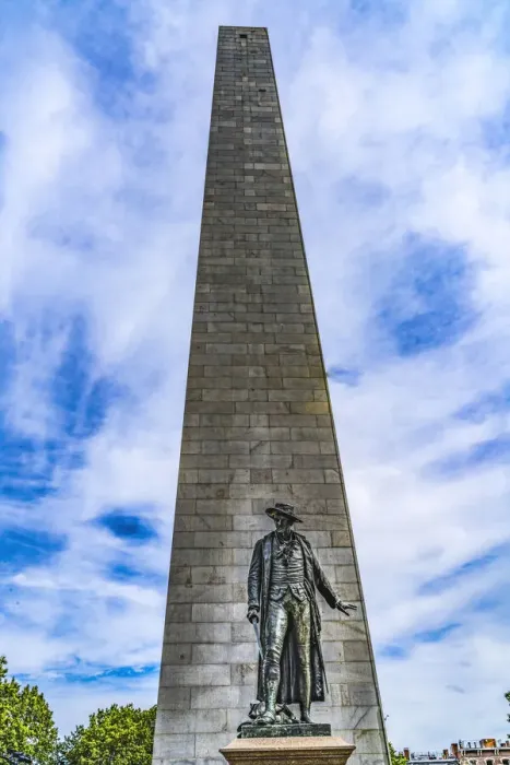 Framed Print : William Prescott Statue, Bunker Hill Battle Monument, Charlestown, Boston, Massachusetts Framed Print : William Prescott Statue, Bunker Hill Battle Monument, Charlestown, Boston, Massachusetts