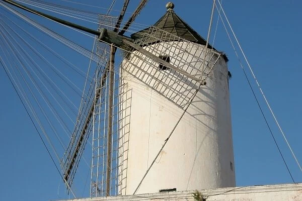 Windmill. 18th century. Ciutadella. Menorca island. Balearic Islands. Spain
