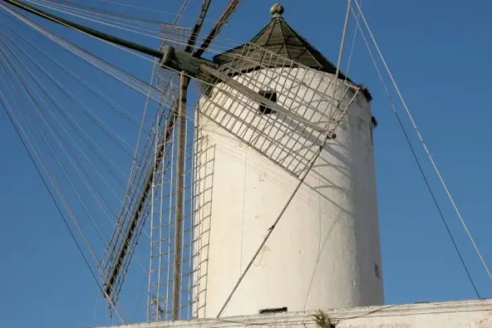 Framed Print : Windmill. 18th century. Ciutadella. Menorca island. Balearic Islands. Spain Framed Print : Windmill. 18th century. Ciutadella. Menorca island. Balearic Islands. Spain