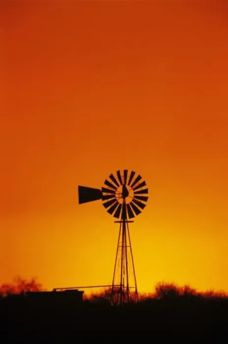 Framed Print : Windmill at sunset, Sinton, Texas, USA Framed Print : Windmill at sunset, Sinton, Texas, USA
