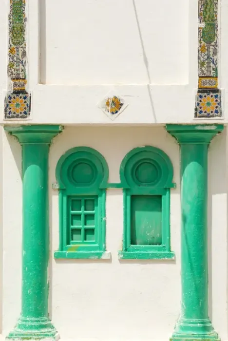 Framed Print : Windows, Tabarka, Tunisia, North Africa, Africa Framed Print : Windows, Tabarka, Tunisia, North Africa, Africa