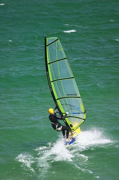 Windsurfer, St Kilda Beach, Dunedin, South Island, New Zealand