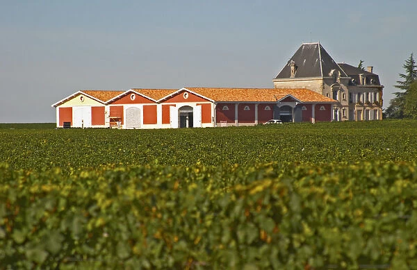 The winery and chateau at Chateau Evangile Saint Emilion