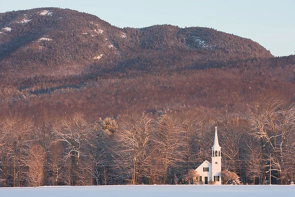 The Wonalancet Union Chapel in Wonalancet, New Hampshire. White Mountains