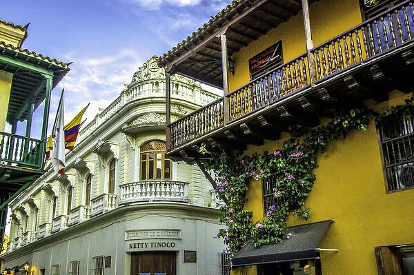 Wonderful Spanish colonial architecture is a confection in the Old City, Cuidad Vieja