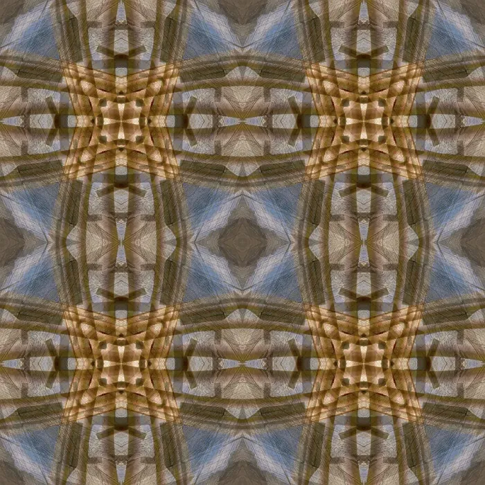 Framed Print : Wood and metal kaleidoscope abstract Framed Print : Wood and metal kaleidoscope abstract