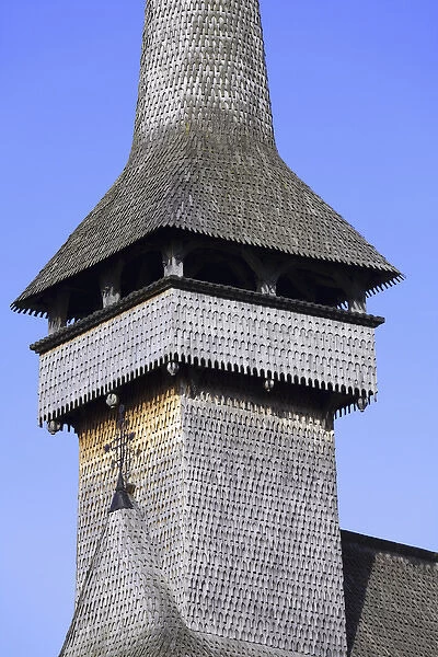 The wooden church (biserica de lemn) of Poienele Izei, maramures, Romania is listed