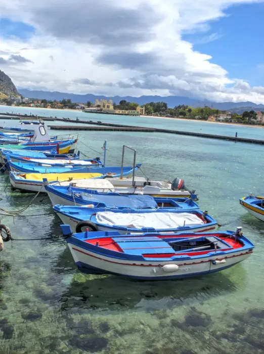 Framed Print : Wooden fishing boats in harbor Framed Print : Wooden fishing boats in harbor