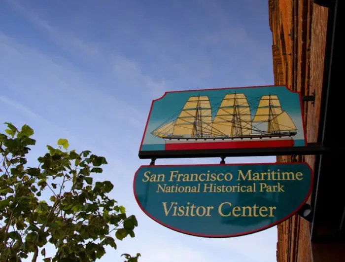 Framed Print : Wooden street sign for The San Francisco Maritime Historic National Park Visitor Framed Print : Wooden street sign for The San Francisco Maritime Historic National Park Visitor