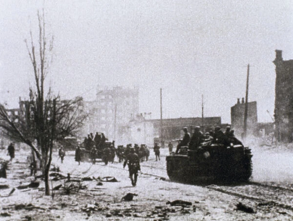 WORLD WAR II (1939-1945). Battle of Stalingrad. Fought between the German and Soviet army