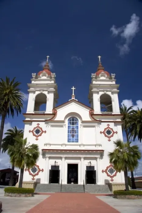 Framed Print : Five Wounds Portuguese National Church in San Jose, California Framed Print : Five Wounds Portuguese National Church in San Jose, California