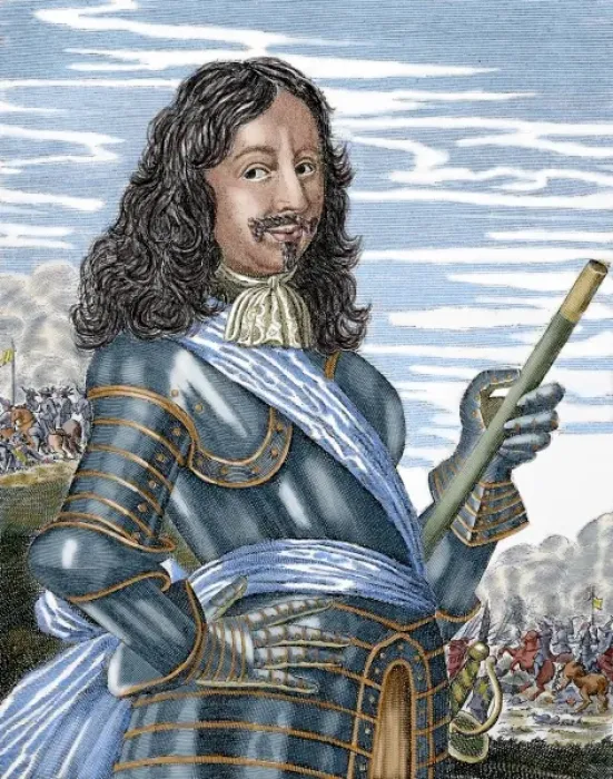 Framed Print : Wrangel, Karl Gustav (Skokloster, 1613-Rugen, 1676) Swedish admiral and marshal. Colored engraving Framed Print : Wrangel, Karl Gustav (Skokloster, 1613-Rugen, 1676) Swedish admiral and marshal. Colored engraving