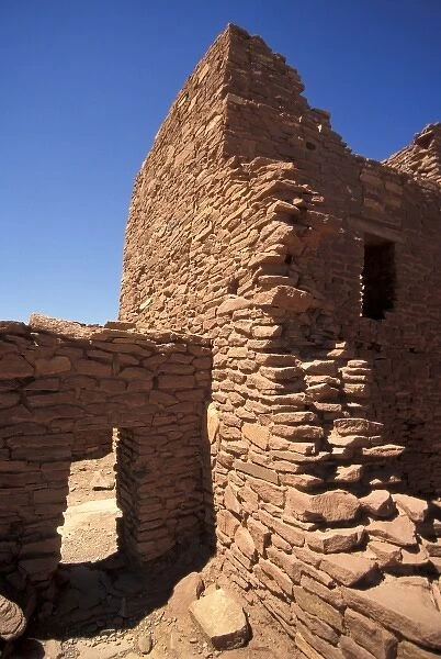Wupatki Ruins National Monument was home to an Anasazi culture, the ancestors to the Hopi