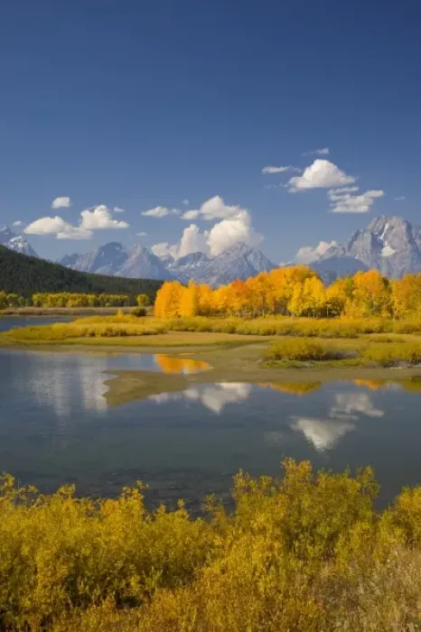 Framed Print : WY, Grand Teton National Park, Teton Range with Mount Moran and Snake River Framed Print : WY, Grand Teton National Park, Teton Range with Mount Moran and Snake River