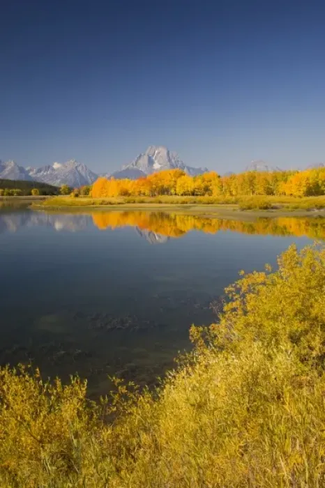 Framed Print : WY, Grand Teton National Park, Teton Range with Mount Moran and Snake River Framed Print : WY, Grand Teton National Park, Teton Range with Mount Moran and Snake River