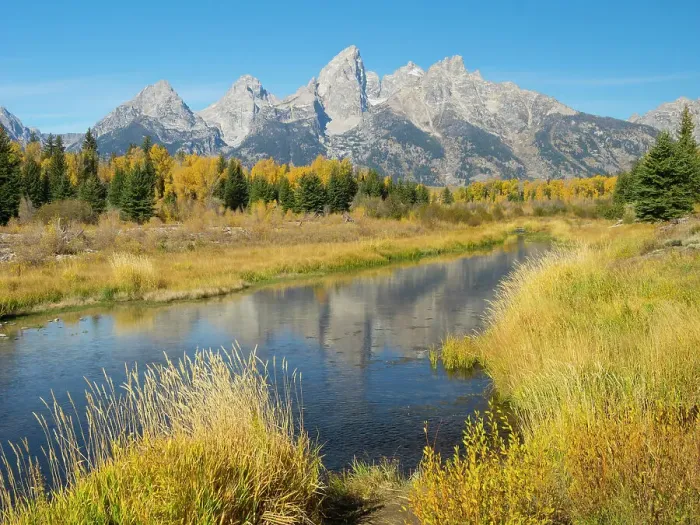Framed Print : Wyoming, Grand Teton National Park. Teton Range with Grand Teton and Snake River Framed Print : Wyoming, Grand Teton National Park. Teton Range with Grand Teton and Snake River