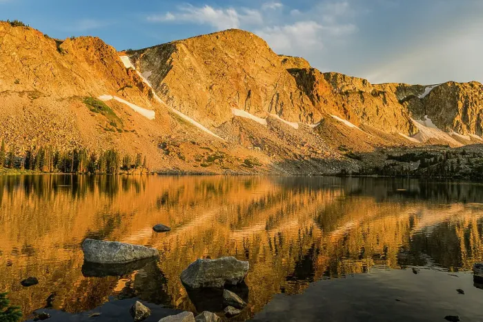 Framed Print : Wyoming, Lake Marie sunrise Framed Print : Wyoming, Lake Marie sunrise