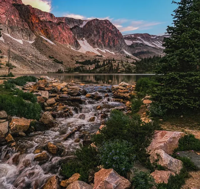 Framed Print : Wyoming, Snowy range
