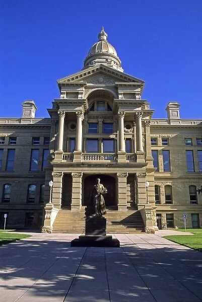 The Wyoming State Capitol Building in Cheyenne