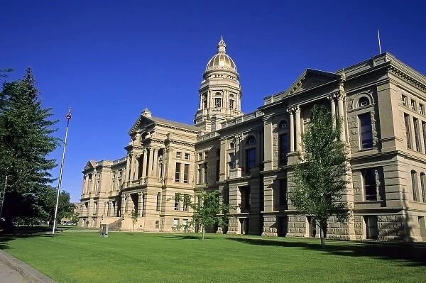 The Wyoming State Capitol Building in Cheyenne