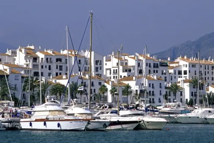Framed Print : Yachts docked at Puerto Banus, Spain Framed Print : Yachts docked at Puerto Banus, Spain