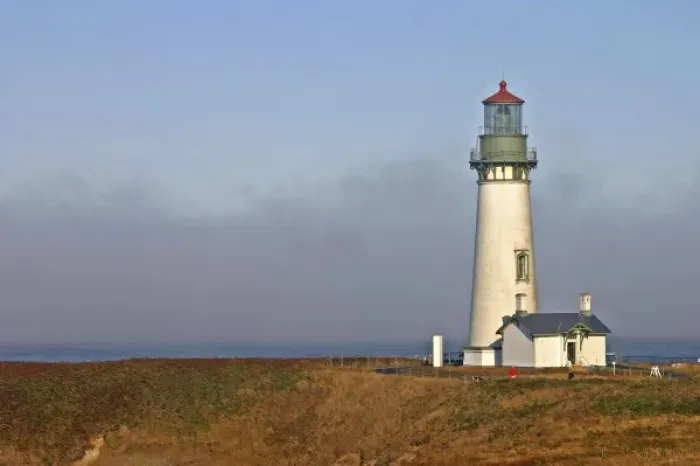 Framed Print : Yaquina Head Lighthouse at Newport Oregon Framed Print : Yaquina Head Lighthouse at Newport Oregon