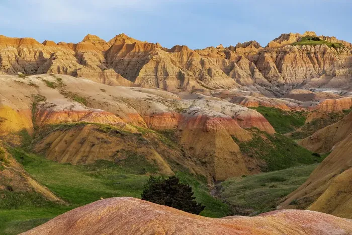 Framed Print : Yellow Mounds Overlook in Badlands National Park, South Dakota, USA Framed Print : Yellow Mounds Overlook in Badlands National Park, South Dakota, USA