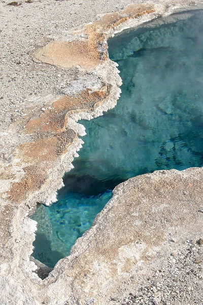 Yellowstone National Park, Wyoming, USA. Blue Star Spring is located in Upper Geyser Basin