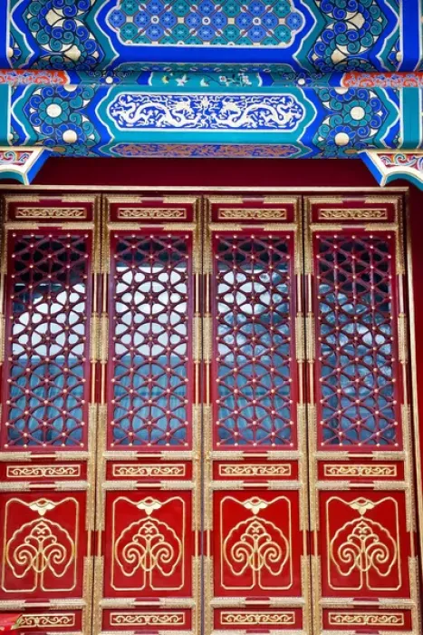 Framed Print : Yin Luan Din Great Hall Prince Gongs Mansion, Beijing China