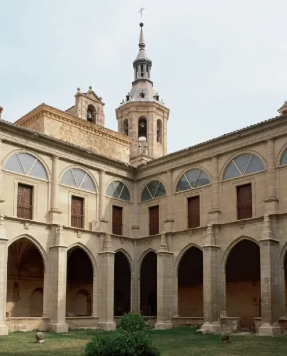 Framed Print : Yuso Monastery. Cloister. Partial view. San Millan de la Cogolla. La rioja. Spain Framed Print : Yuso Monastery. Cloister. Partial view. San Millan de la Cogolla. La rioja. Spain