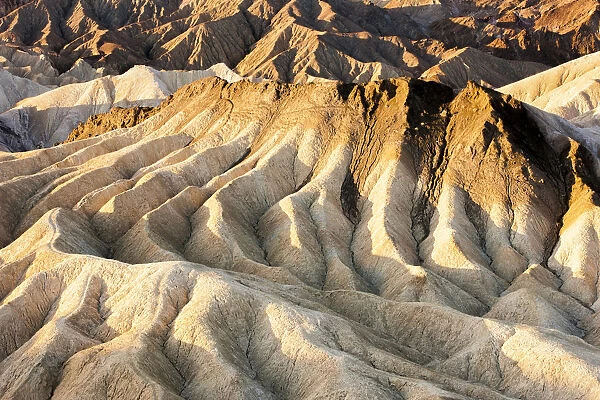 Zabriskie Point overlook. Death Valley. California