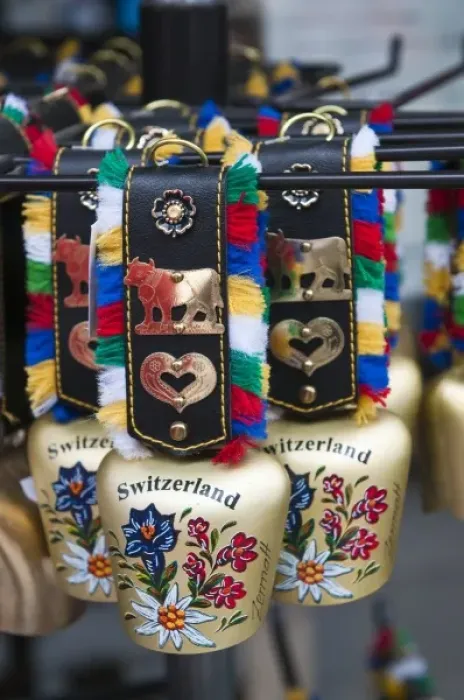Framed Print : Zermatt, Switzerland. Cowbell souvenirs in Zermatt Framed Print : Zermatt, Switzerland. Cowbell souvenirs in Zermatt