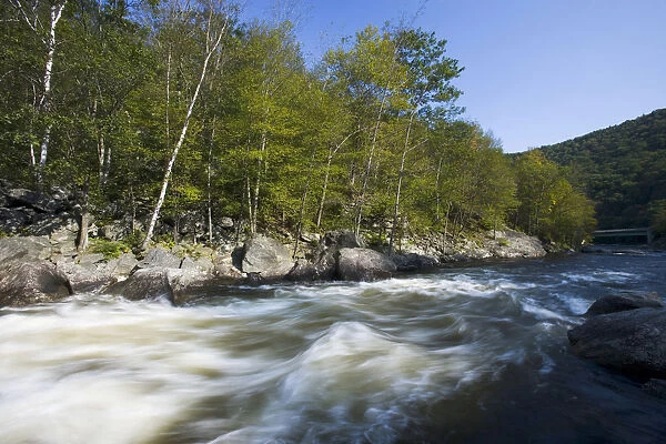 Zoar Rapid on the Deerfield River in Charlemont, Massachusetts
