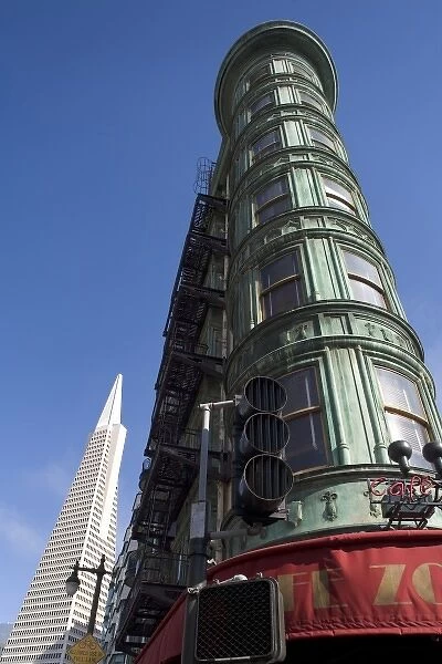 Zoetrope, Transamerica Buildings, San Francisco, California, USA