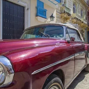 1950s Car Print in Havana, Cuba