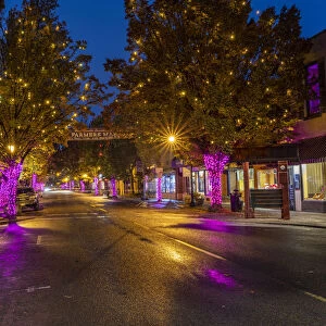 3rd Street in downtown McMinnville, Oregon, USA