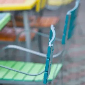 Aruba Palm Beach Cafe Tables and Chairs Print Aruba Palm Beach Cafe Tables and Chairs Print