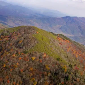 Autumn Aerial View of Great Smoky Mountains National Park Print Autumn Aerial View of Great Smoky Mountains National Park Print