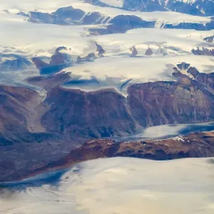 Aerial view of Greenland Aerial view of Greenland