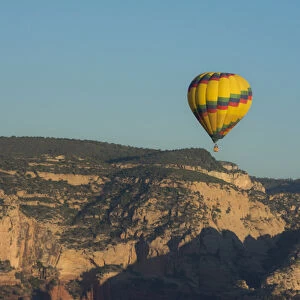 Aerial View; sister balloon; Red Rock Country; Sedona; Coconino National Forest; Arizona