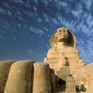 Africa, Egypt, Cairo, Giza Plateau. Sphinx