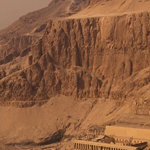 Africa, Egypt, Upper Egypt, Luxor. Temple of Hatshepsut, early morning view of Deir