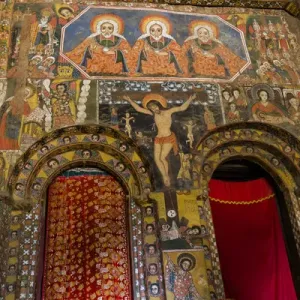 Africa, Ethiopia, Ethiopian Highlands, Western Amhara, Gondar, Debre Berhan Selassie Church Africa, Ethiopia, Ethiopian Highlands, Western Amhara, Gondar, Debre Berhan Selassie Church
