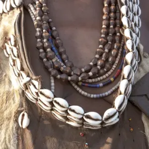 Hamer Tribe Woman's Necklace Print Hamer Tribe Woman's Necklace Print